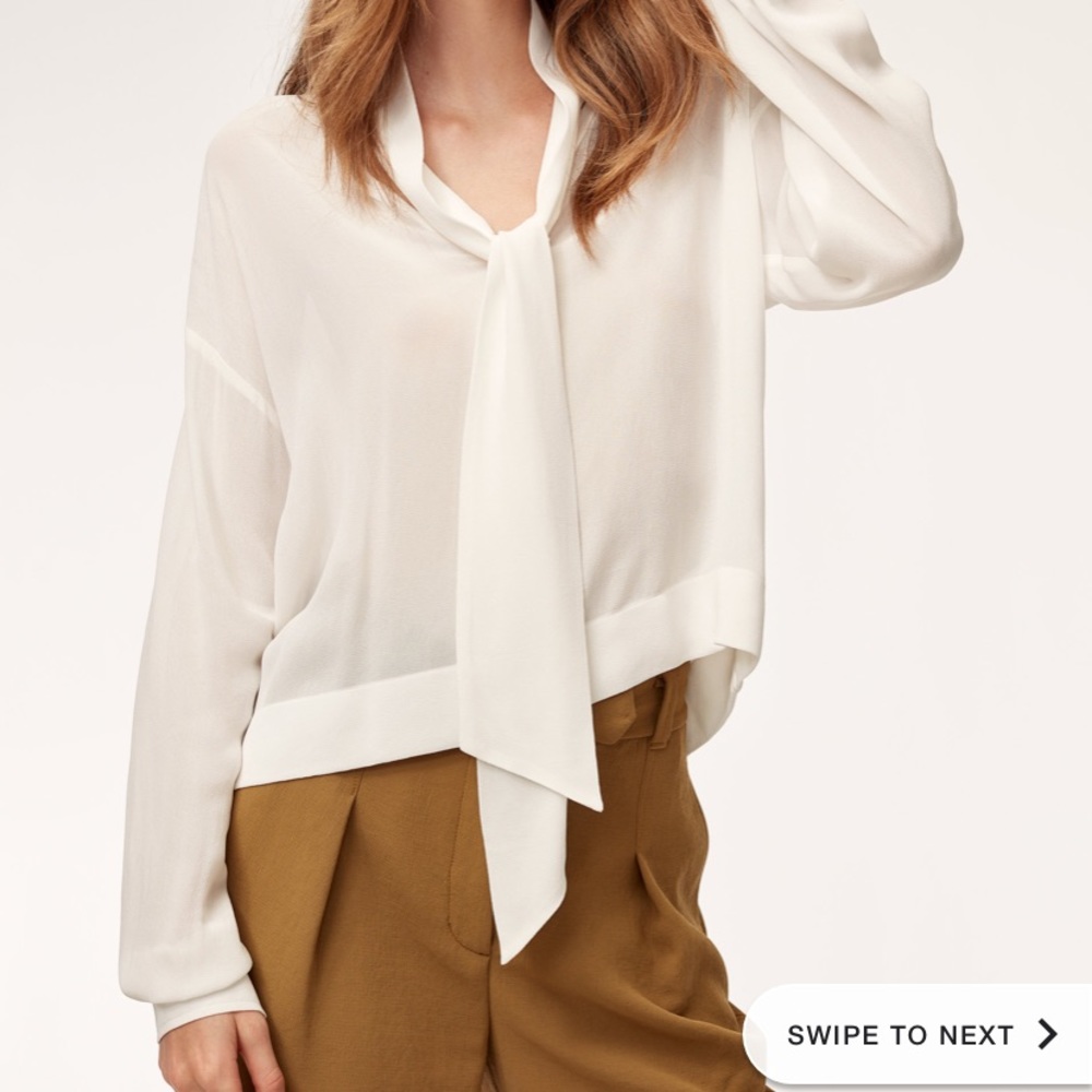 Aritzia Wilfred La Perle Blouse